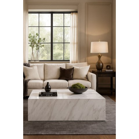 Stolik Home ESPRIT Beżowy 121 X 76 X 30 CM