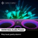 Głośnik Bluetooth Przenośny Hisense PARTY STORM Czarny 300 W