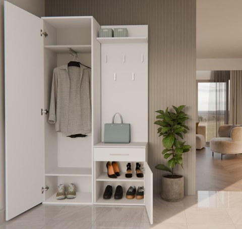 Garderoba DUO BIAŁY