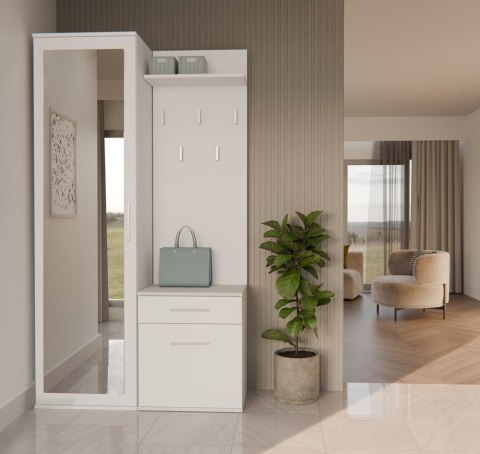 Garderoba DUO BIAŁY