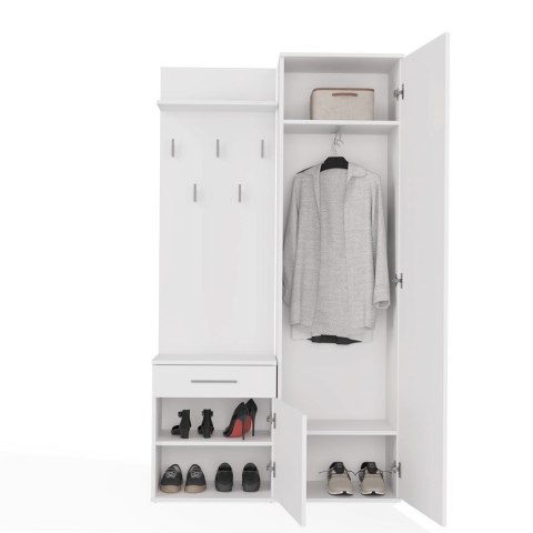 Garderoba DUO BIAŁY