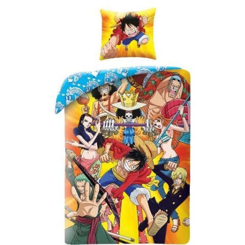 Komplet poszewek na kołdrę One Piece 25 x 4 x 31 cm Wielokolorowy Łóżko 140 2 Części