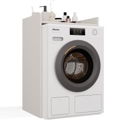 Szafka Łazienkowa Na Pralkę POLA NP KASZMIR Beż Półka Regał Do Łazienki