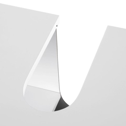 Szafka łazienkowa pod umywalkę biała MDF 60x60x30 cm