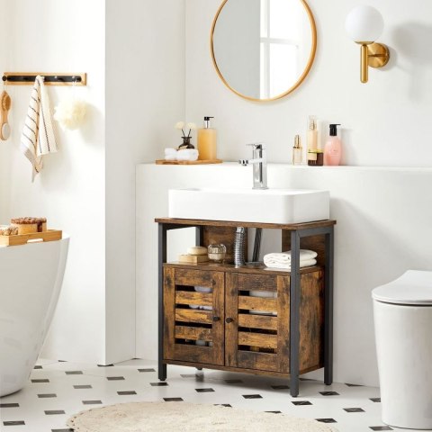 Szafka łazienkowa pod umywalkę rustykalna 60x30x60 cm