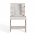 Toaletka Kosmetyczna z Lustrem Do Makijażu MARINA 4P + Biurko 2S KASZMIR