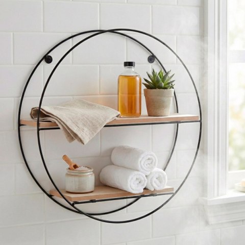 Wieszak na ubrania Max Home Żelazo Drewno MDF (6 Sztuk)