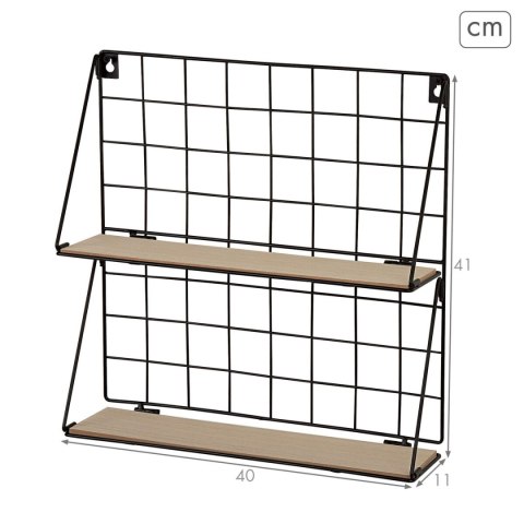 Wieszak na ubrania Max Home Żelazo Drewno MDF (6 Sztuk)