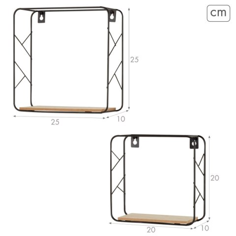 Wieszak na ubrania Max Home Żelazo Drewno MDF (6 Sztuk)