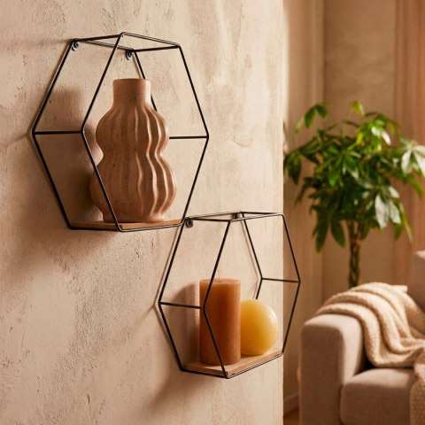 Wieszak na ubrania Max Home Żelazo Drewno MDF (6 Sztuk)