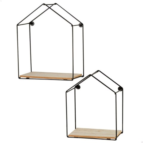 Wieszak na ubrania Max Home Żelazo Drewno MDF (6 Sztuk)