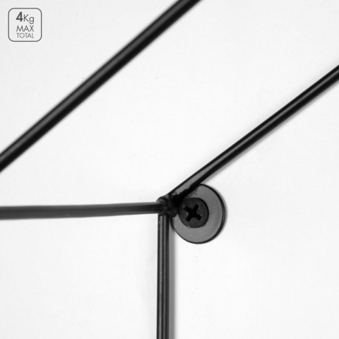 Wieszak na ubrania Max Home Żelazo Drewno MDF (6 Sztuk)