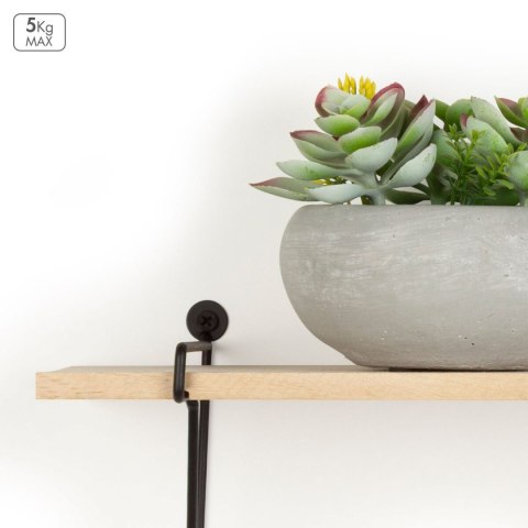 Wieszak na ubrania Max Home Żelazo Drewno MDF (6 Sztuk)