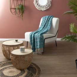 Narzuta na łóżko Vanir morska 150x200 cm