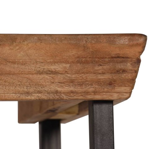 Kredens z półkami wykonany z drewna mango, 65x30x180 cm