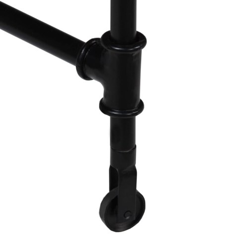 Sekretarzyk z litego drewna mango i stali, 110 x 50 x 96 cm