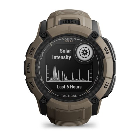 Zegarek sportowy Garmin Instinct 2X Solar Tactical Edition 50mm Zielony