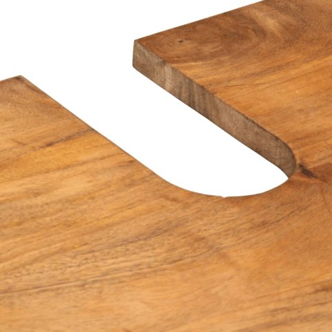 4-cz. zestaw mebli łazienkowych, lite drewno mango