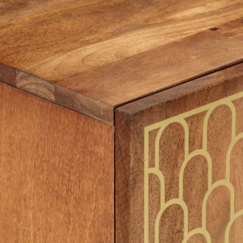 Szafki, 3 szt., 60x33x75 cm, lite drewno mango