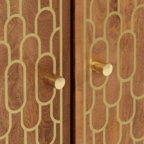 Szafki, 3 szt., 60x33x75 cm, lite drewno mango