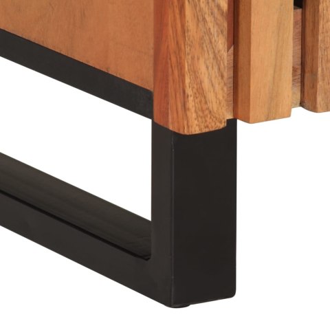 Szafki, 3 szt., 60x34x75 cm, lite drewno akacjowe