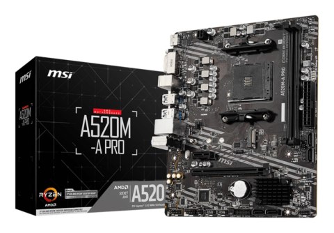 MB AMD A520 SAM4 MATX/A520M-A PRO MSI