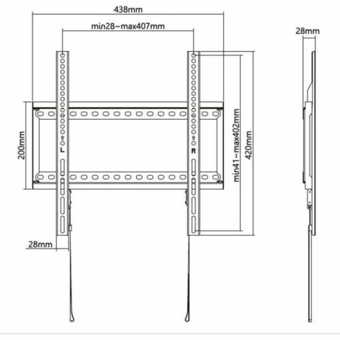 Uchwyt na TV STELL SHO 5200