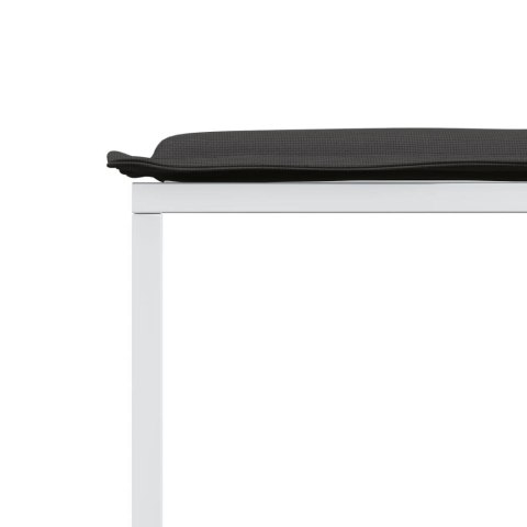 11-cz. zestaw mebli ogrodowych z poduszkami, biały, textilene