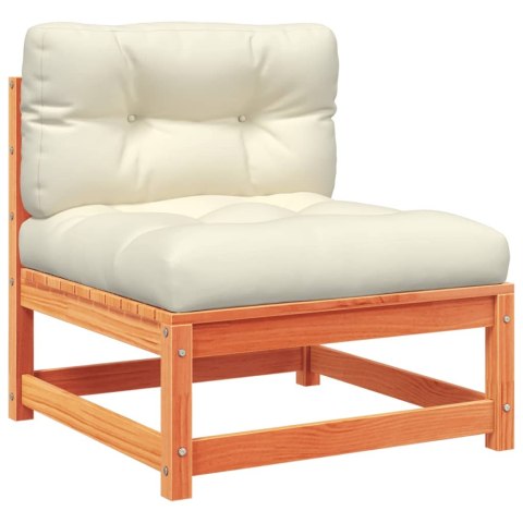 10-cz zestaw wypoczynkowy do ogrodu, z poduszkami, woskowy brąz