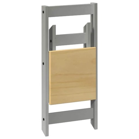 5-cz. zestaw mebli jadalnianych Corona, składany, szary