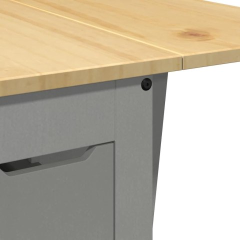 5-cz. zestaw mebli jadalnianych Corona, składany, szary