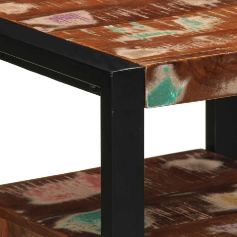 Zestaw mebli łazienkowych 2 pcs Brązowy lite drewno z odzysku