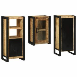 VidaXL Zestaw mebli łazienkowych 3 pcs Brązowy Drewno z mango