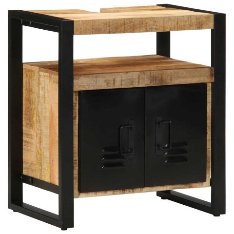 Zestaw mebli łazienkowych 4 pcs Brązowy Drewno z mango