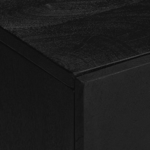 3-cz zestaw mebli łazienkowych, czarny, materiał drewnopochodny