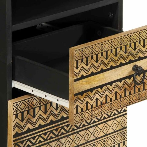 3-cz. zestaw mebli łazienkowych, lite drewno mango