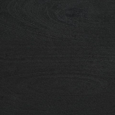 3-częściowa komoda, czarna, materiał drewnopochodny