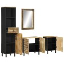 VidaXL 4-cz. zestaw mebli łazienkowych, lite drewno mango