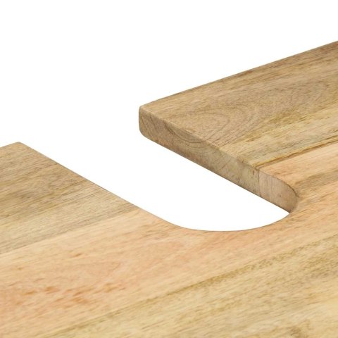 VidaXL 4-cz. zestaw mebli łazienkowych, lite drewno mango