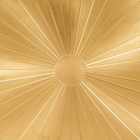 Bufet 3 pcs Czarny i złoto 60 x 33 x 75 cm lite drewno mango