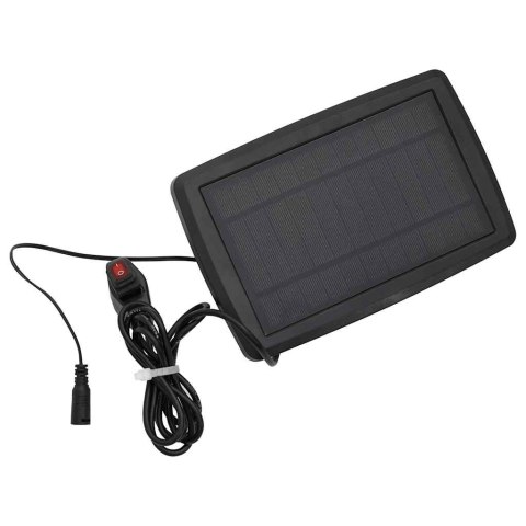 Ręcznie zwijana markiza z LED, burgundowa, 400x300 cm