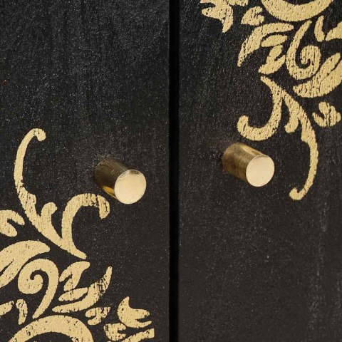 Zestaw Szafek Łazienkowych 3 pcs Czarny 180 x 33 x 75 cm