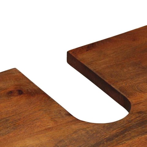 Zestaw Szafek Łazienkowych 3 pcs Miodowy brąz Drewno z mango