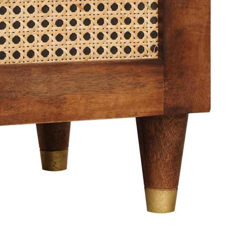 Zestaw komód 2 pcs Brązowy 60 x 33.5 x 75 cm Lite drewno mango