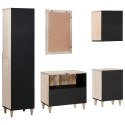 VidaXL Zestaw mebli łazienkowych 5 pcs Biały Materiał drewnopochodny