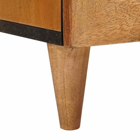 VidaXL Zestaw mebli łazienkowych 5 pcs Brązowy Materiał drewnopochodny