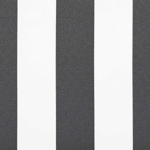 Ręcznie zwijana markiza, antracytowo-biała, 400x300 cm
