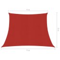 Żagiel przeciwsłoneczny, 160 g/m², czerwony, 4/5x3 m, HDPE