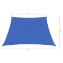 Żagiel przeciwsłoneczny, 160 g/m², niebieski, 3/4x2 m, HDPE