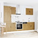 Zestaw szafek kuchennych, Kalmar, 7-częściowy, dąb artisan